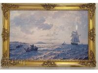 Rama barocă masivă, mare