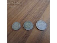 Lot of 5, 10 and 20 cents 1912
