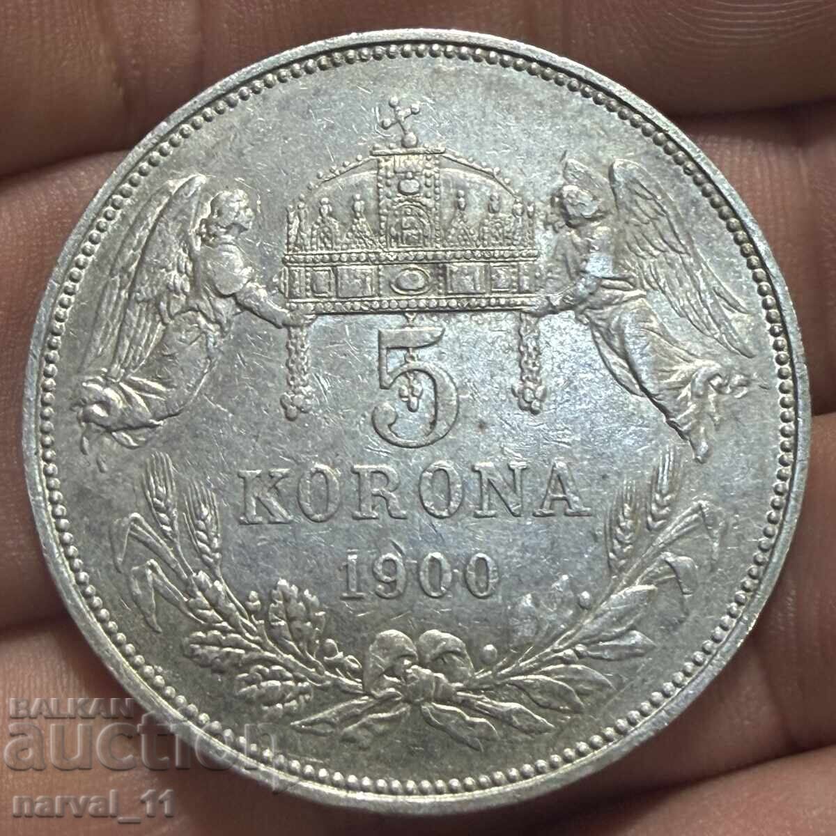 5 Coroane 1900 - Ungaria