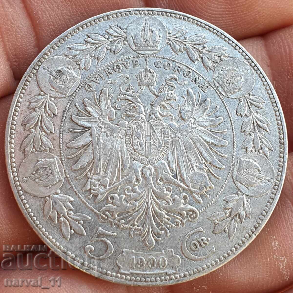 5 Крони 1900 - Австрия