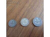 Lot of 5, 10 and 20 cents 1912