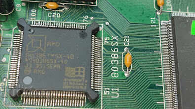 Auction Working motherboard with 386 SX-40 processor with 1 MB RAM Auction Working motherboard with 386 SX-40 processor with 1 MB RAM