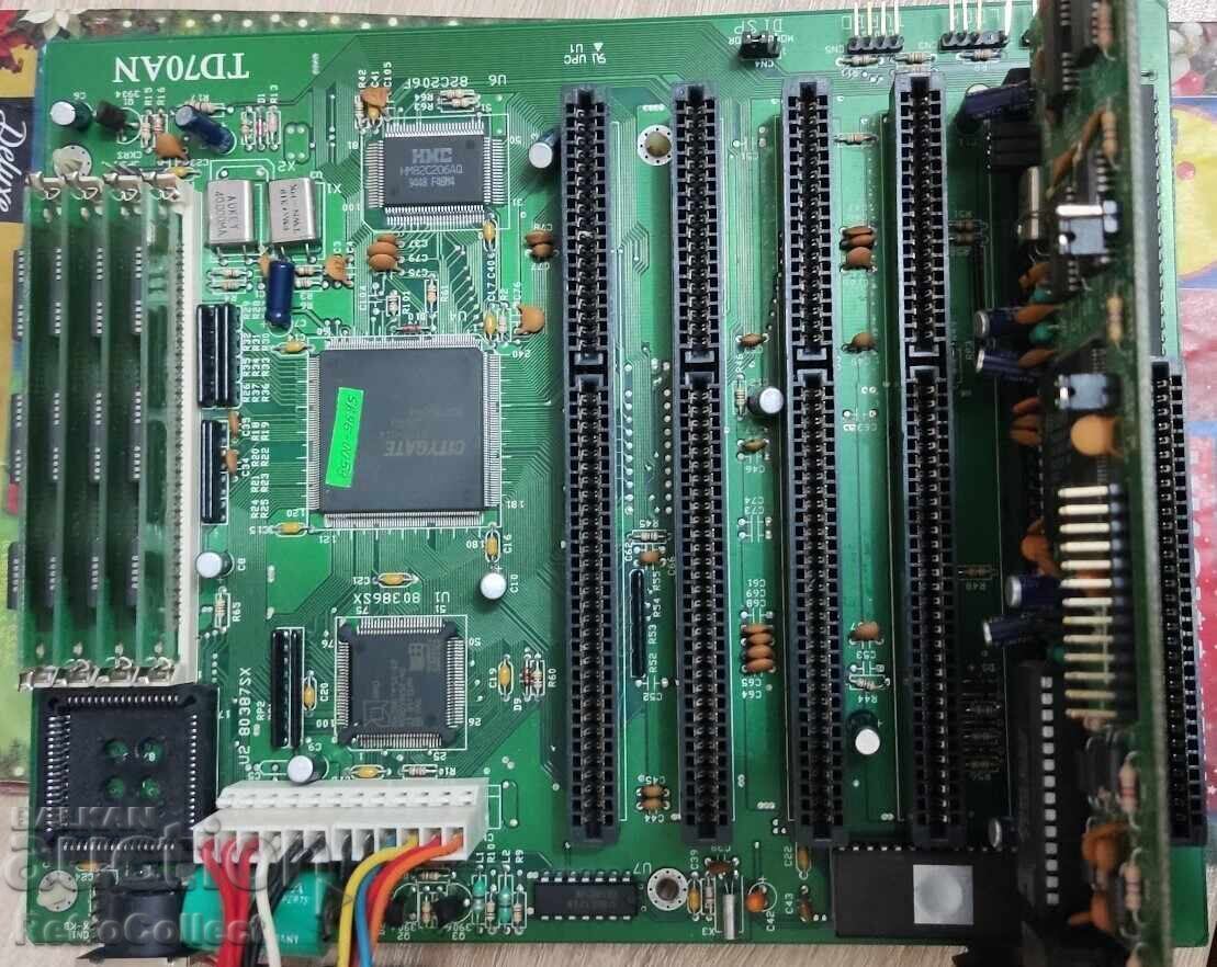 Working motherboard with 386 SX-40 processor with 1 MB RAM Working motherboard with 386 SX-40 processor with 1 MB RAM