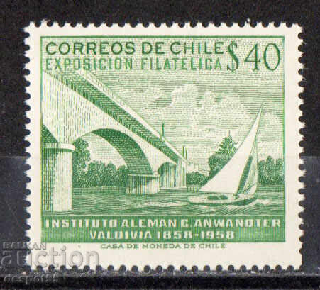 1959. Chile. German School, Valdivia and Philatelic Exhibition