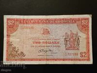 2 δολάρια Ροδεσία 1976