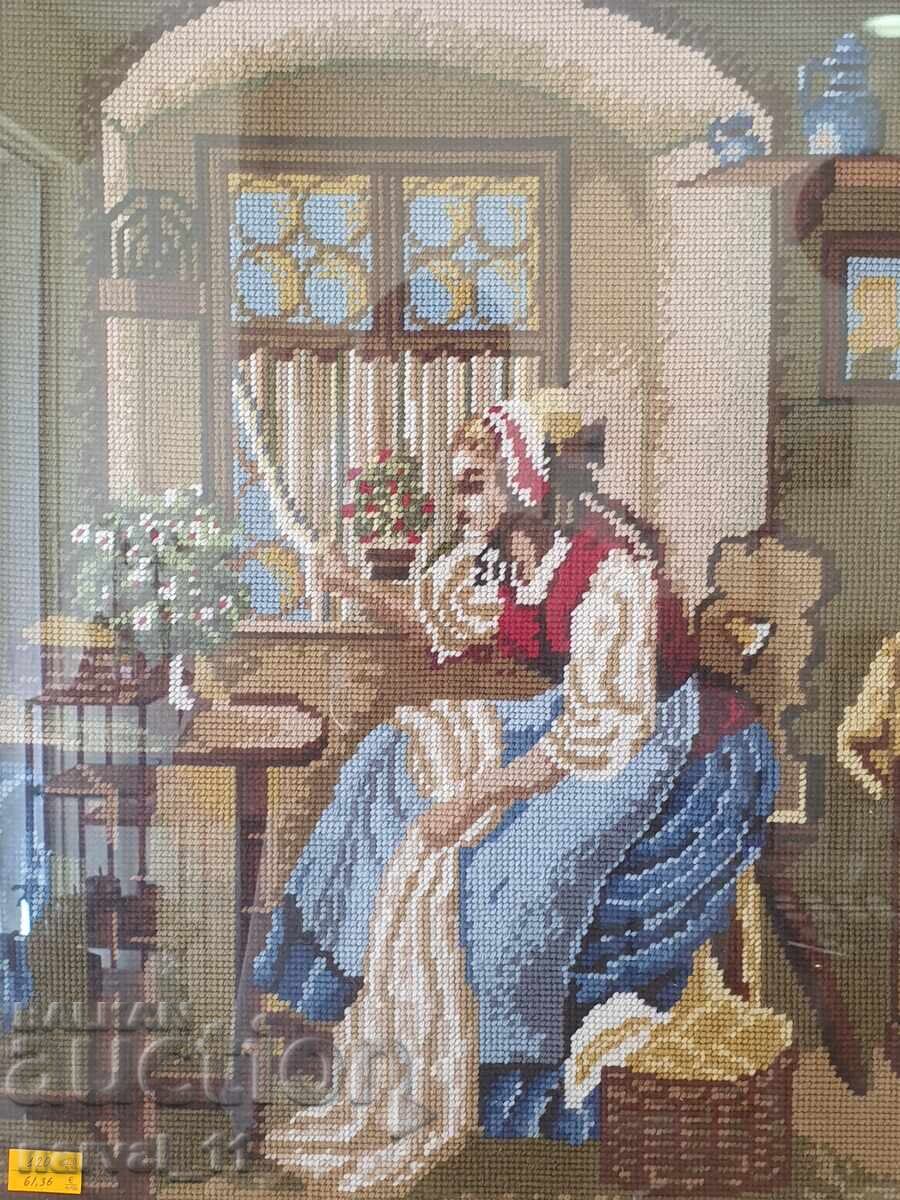 Γομπλέν - κορίτσι. 50 × 60 εκ με τιμή 120.00 BGN | € 61.36