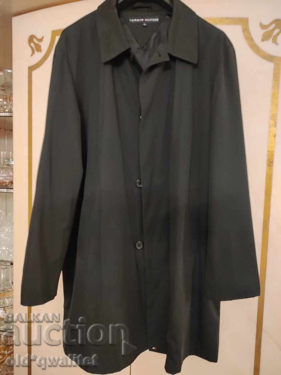 Men's trench coat, elegant coat, label: Tommy Hilfiger, XL with price 220.00 BGN | € 112.48