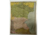 HARTĂ A UNEI PĂRȚI DIN BULGARIA MAREA NEAGRĂ DIN ZIARUL SVETOVNA