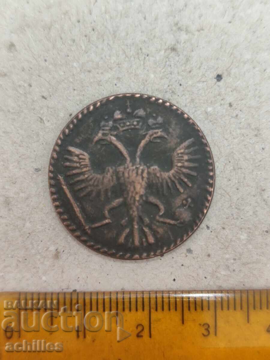 Auction  Russian coin 1 grosh 1724