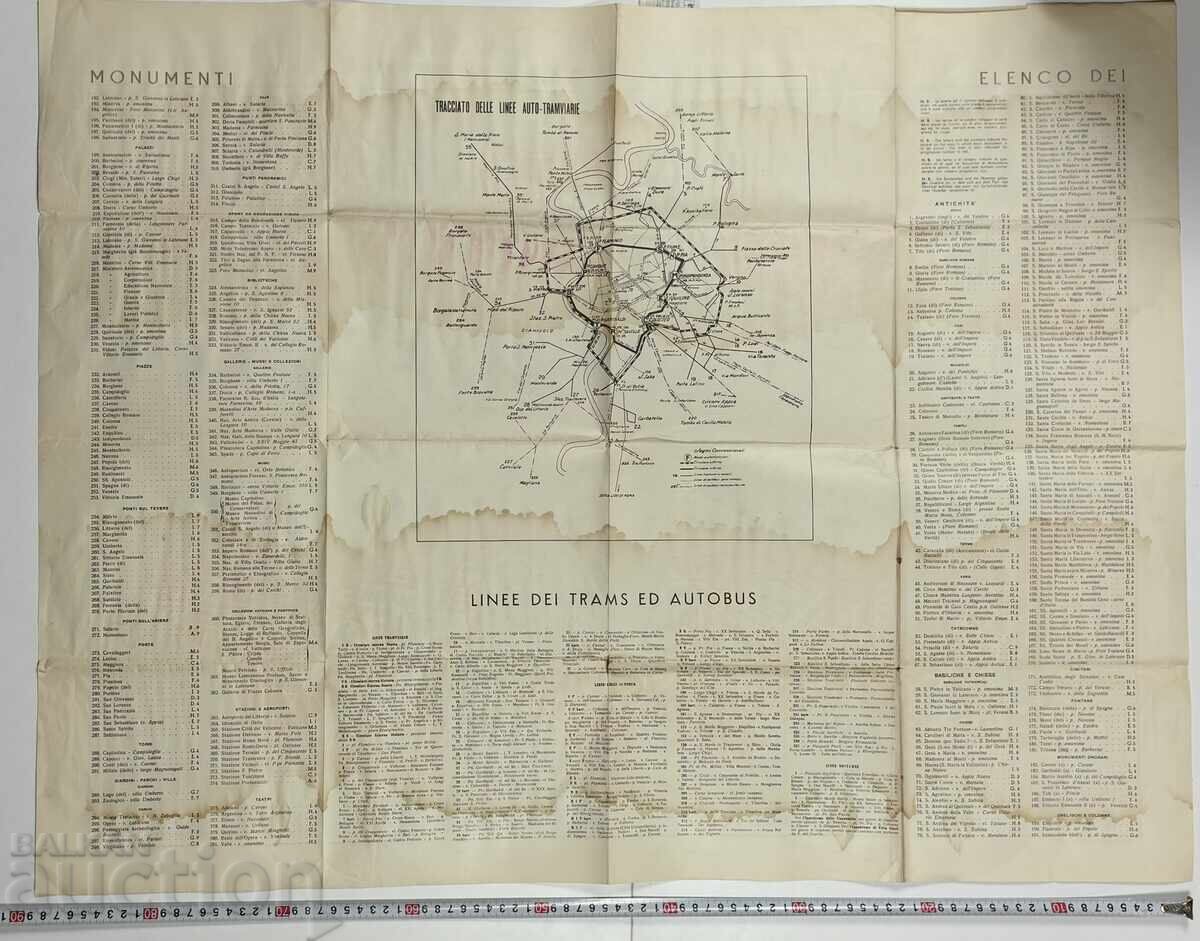 ΜΕΓΑΛΟΣ ΧΑΡΤΗΣ ΤΗΣ ΡΩΜΗΣ ΑΠΟ ΤΗΝ ΕΠΟΧΗ ΤΟΥ ΜΟΥΣΟΛΙΝΙ ΔΕΥΤΕΡΟΥ ΠΑΓΚΟΣΜΙΟΥ ΠΟΛΕΜΟΥ - 5