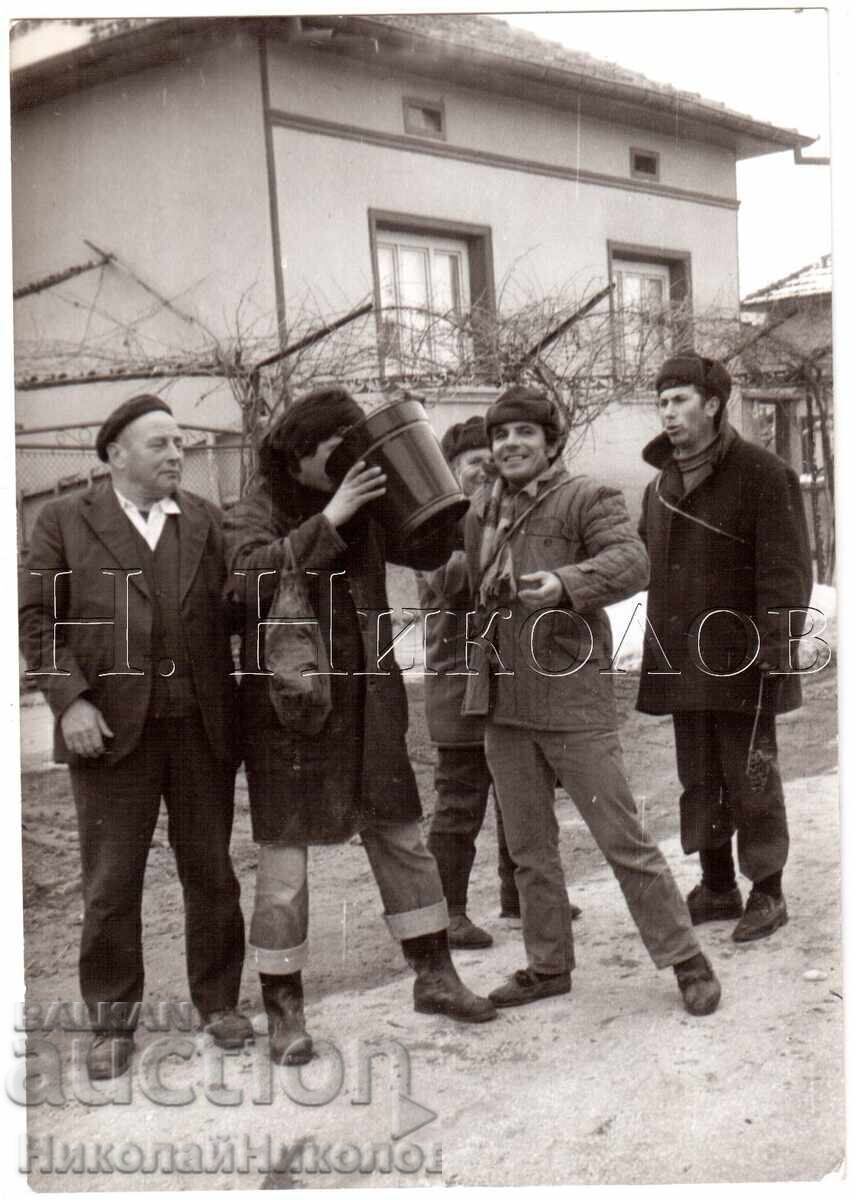 FOTOGRAFIE VECHE OBICEIURI ȘI TRADIȚII BULGARE TRIFON ZAREZAN E432