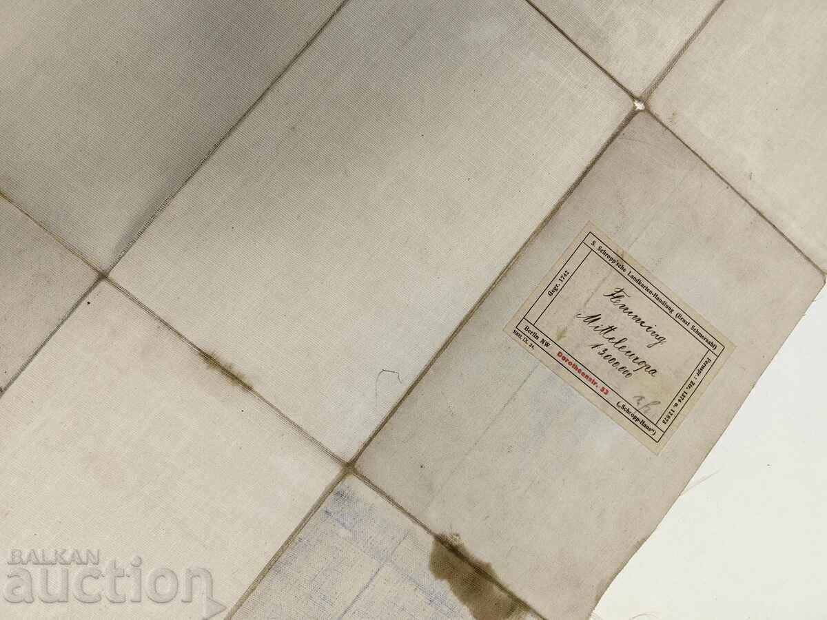 ΠΑΛΑΙΟΣ ΜΕΓΑΛΟΣ ΧΑΡΤΗΣ ΤΩΝ ΚΡΑΤΩΝ ΤΗΣ ΕΥΡΩΠΗΣ ΒΟΥΛΓΑΡΙΑ - 6