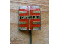 Emblemă "DTB" - Asociația Germană de Gimnastică