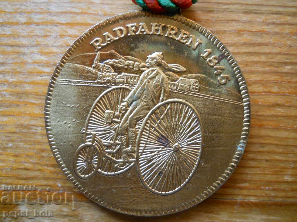 Medal for cycling tourism - Germany Medal for cycling tourism - Germany