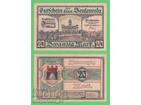 Germany (Zeulenroda) 20 Mark 1918 UNC