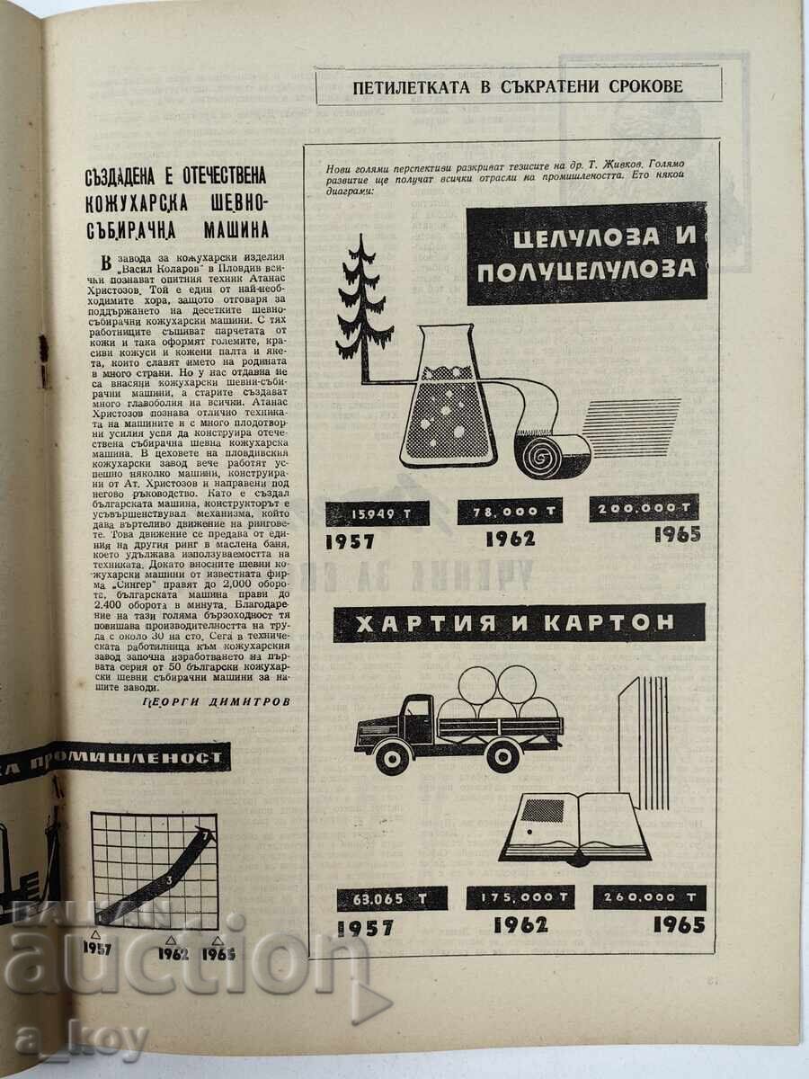 1959 ȘTIINȚĂ ȘI TEHNICĂ PENTRU TINERET SOC REVISTĂ ZIAR RACHETĂ - 5