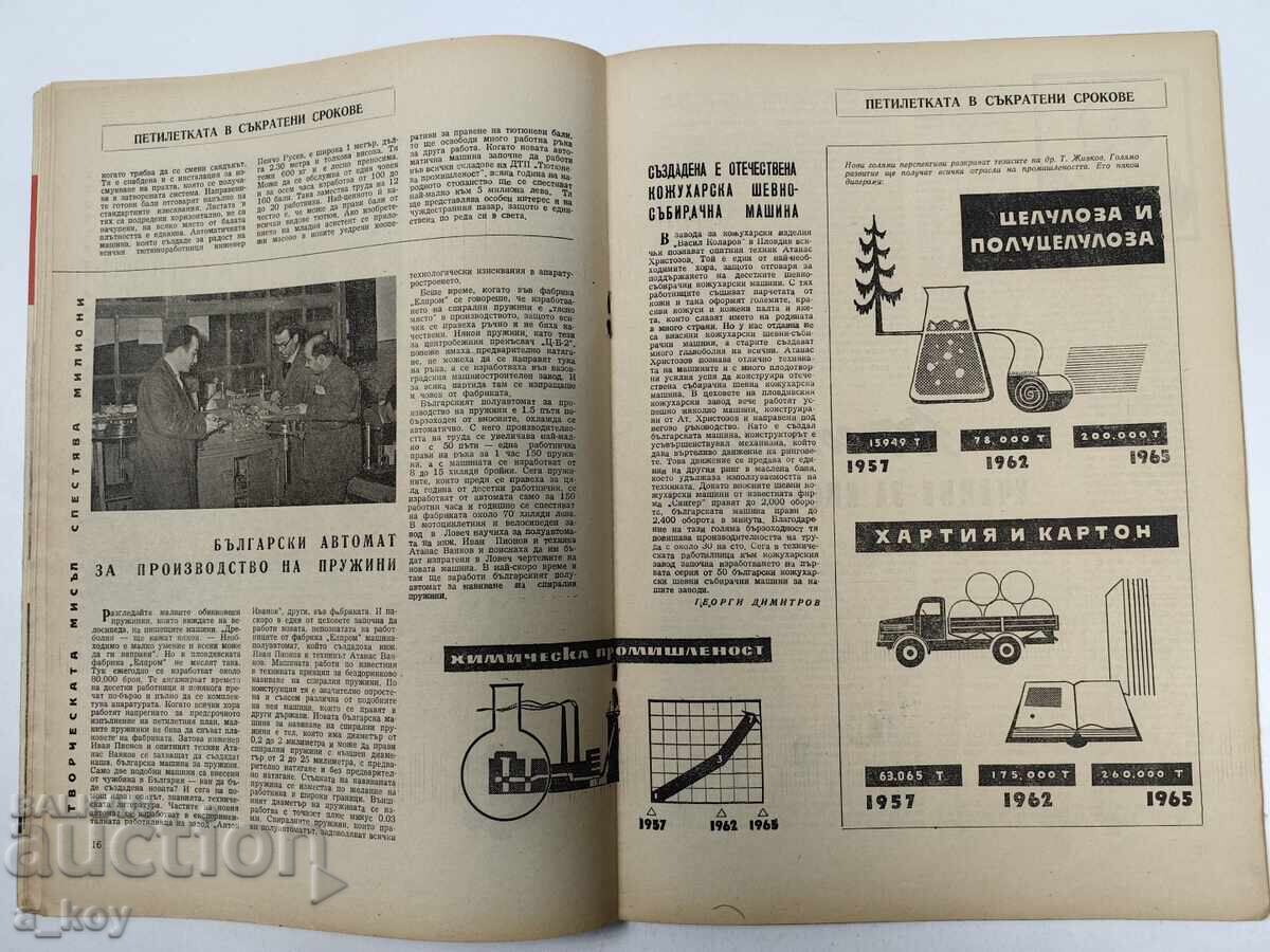 1959 ΕΠΙΣΤΗΜΗ ΚΑΙ ΤΕΧΝΟΛΟΓΙΑ ΓΙΑ ΤΟΥΣ ΝΕΟΥΣ ΣΟΣΙΑΛΙΣΤΙΚΟ ΠΕΡΙΟΔΙΚΟ ΕΦΗΜΕΡΙΔΑ ΛΑΪΚΗΣ ΔΗΜΟΚΡΑΤΙΑΣ ΒΟΥΛΓΑΡΙΑΣ - 6