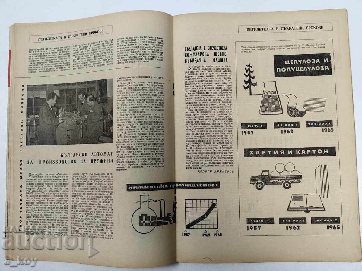 1959 ΕΠΙΣΤΗΜΗ ΚΑΙ ΤΕΧΝΟΛΟΓΙΑ ΓΙΑ ΤΗ ΝΕΟΛΑΙΑ ΣΟΣΙΑΛΙΣΤΙΚΟ ΠΕΡΙΟΔΙΚΟ ΕΦΗΜΕΡΙΔΑ RAKETA - 6