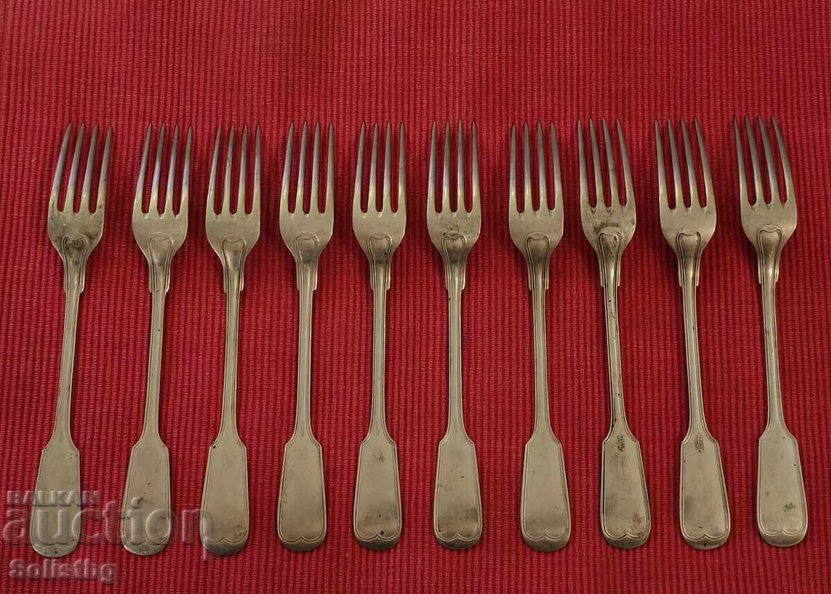 Винтидж вилици, алпака, Германия. с цена 120.00 лв. | € 61.36 Винтидж вилици, алпака, Германия. с цена 120.00 лв. | € 61.36