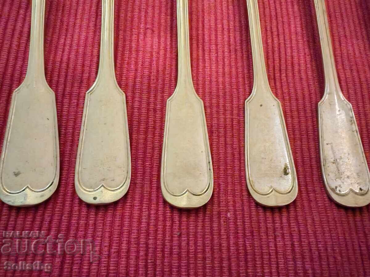 Винтидж вилици, алпака, Германия. - 6 Винтидж вилици, алпака, Германия. - 6