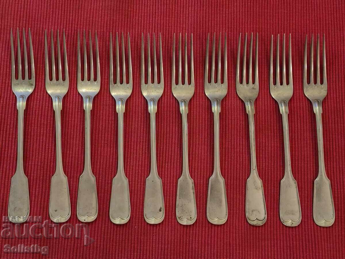 Винтидж вилици, алпака, Германия. Винтидж вилици, алпака, Германия.