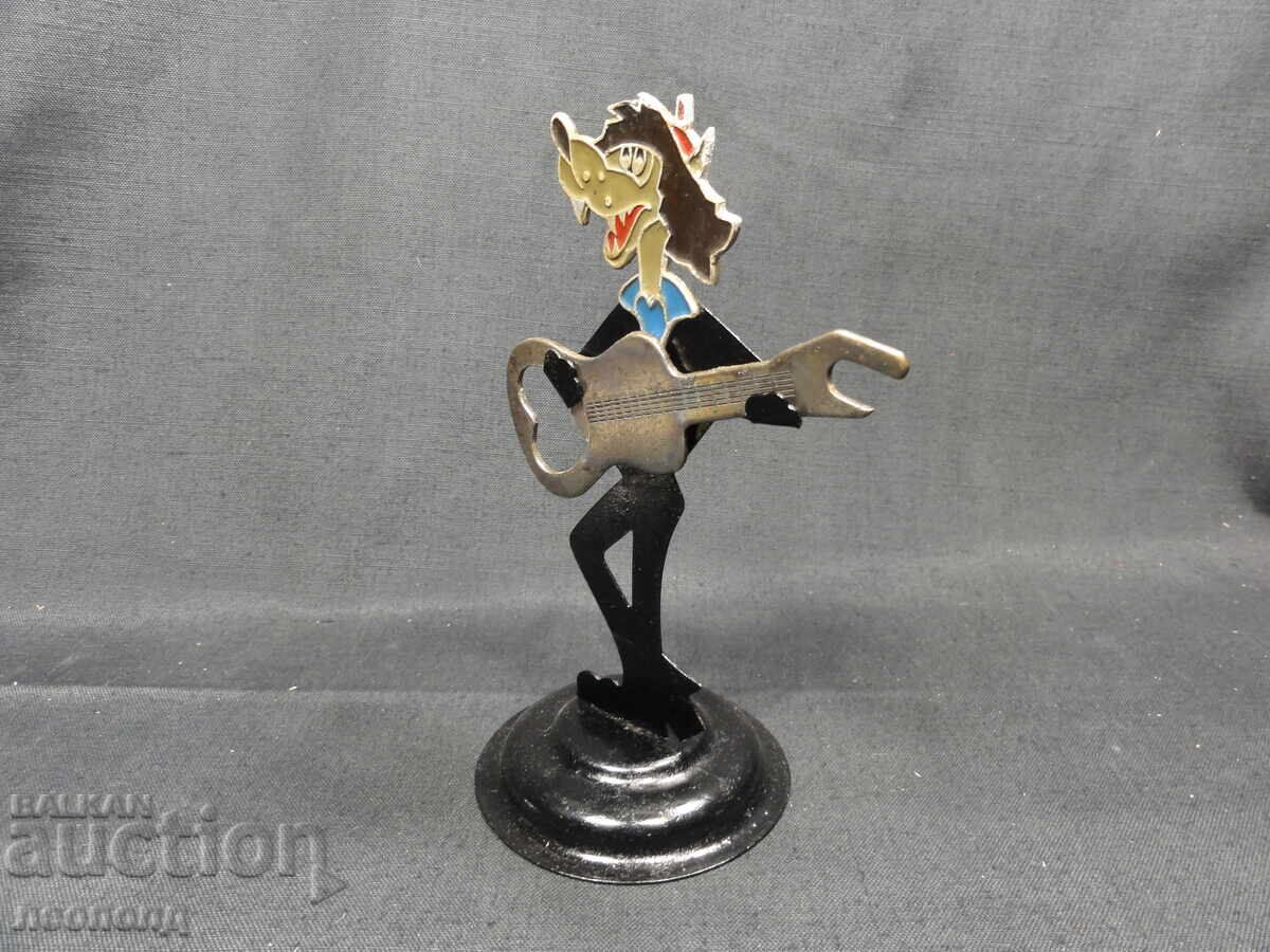 Licitație FIGURINĂ DE MASĂ VECHE RETRO SOVIETICĂ URSS - DESCHIZĂTOR DE STICLE NU POGODI