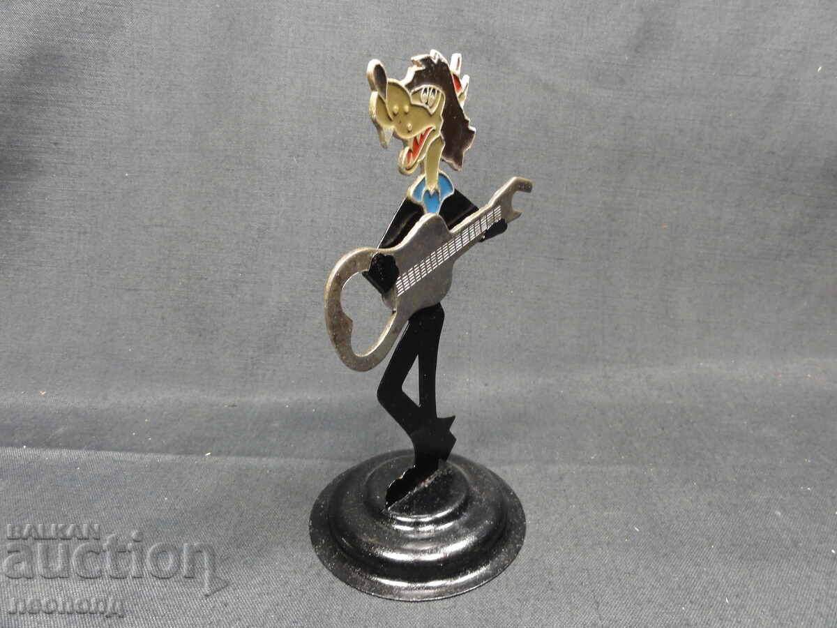 Livrarea FIGURINĂ DE MASĂ VECHE RETRO SOVIETICĂ URSS - DESCHIZĂTOR DE STICLE NU POGODI