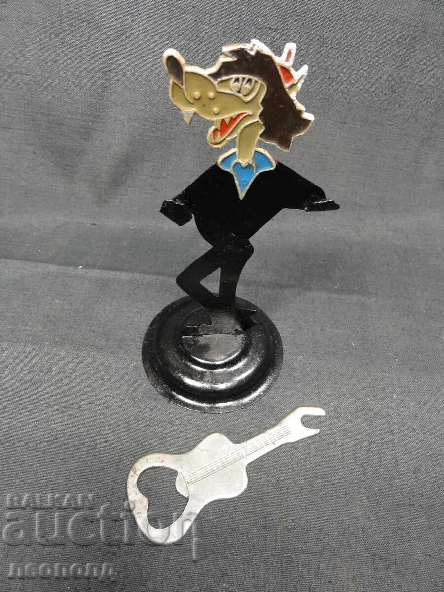 FIGURINĂ DE MASĂ VECHE RETRO SOVIETICĂ URSS - DESCHIZĂTOR DE STICLE NU POGODI - 6