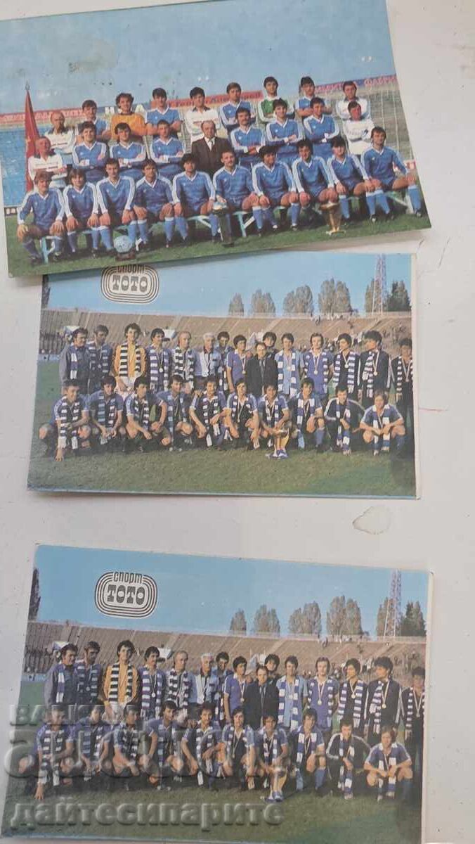 Licitație Calendaruțe vechi cu Levski Spartak și Lokomotiv