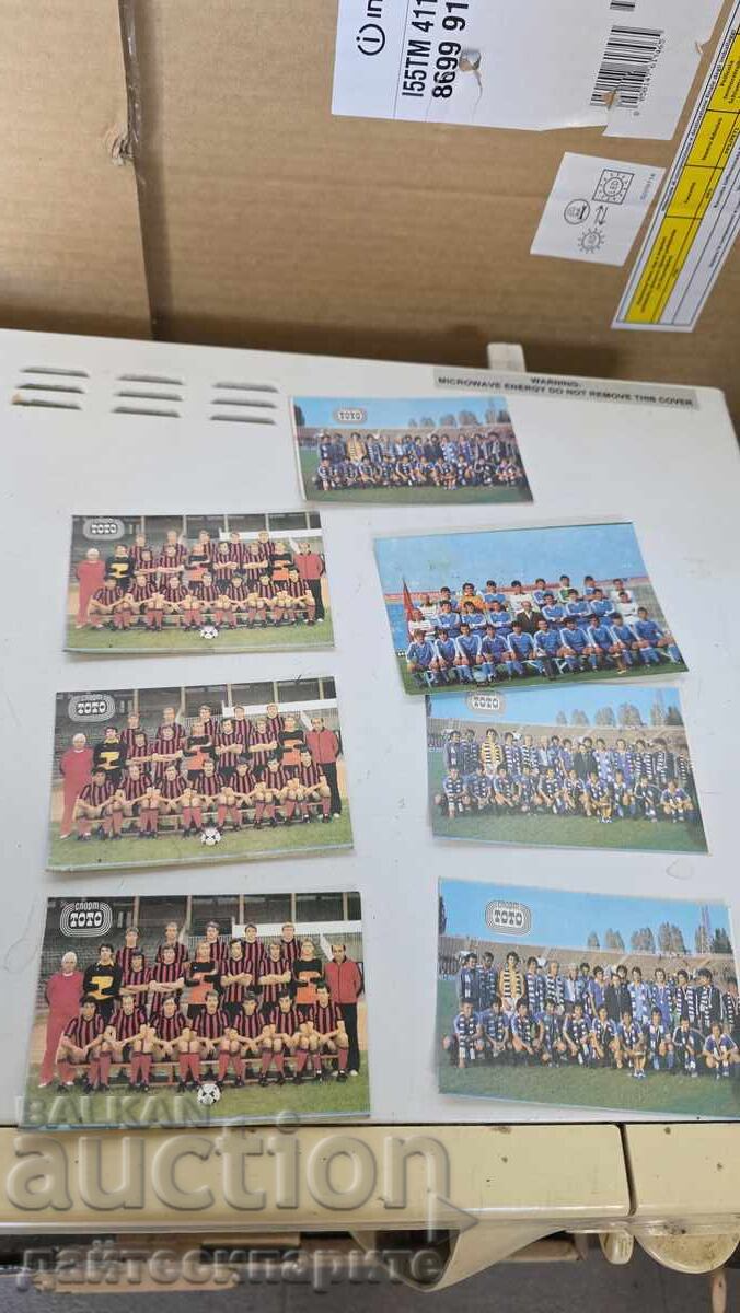 Calendaruțe vechi cu Levski Spartak și Lokomotiv