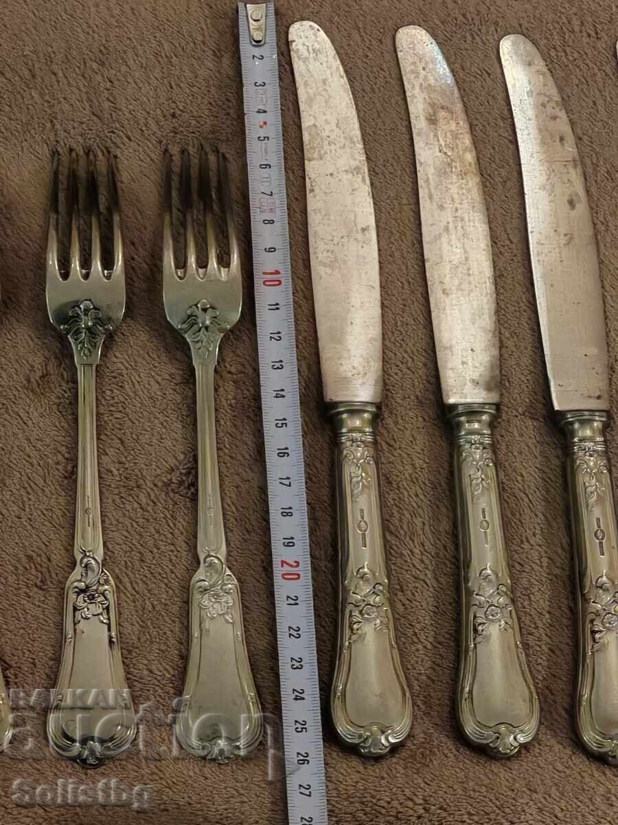 Δημοπρασία Vintage σερβίτσιο, μαχαιροπίρουνα BERNDORF, Αυστρία