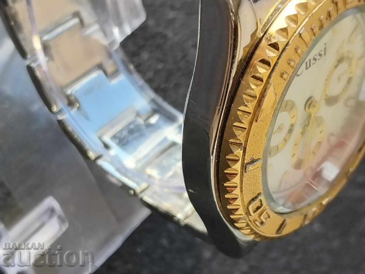 Auction Men's watch Cussi / quartz / almost new / - 42mm Auction Men's watch Cussi / quartz / almost new / - 42mm