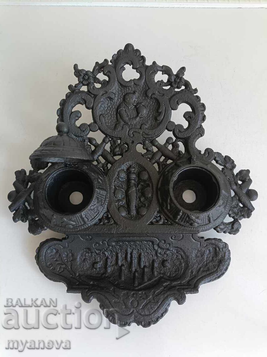 Γερμανικό χυτοσιδερένιο μελανοδοχείο από "Moritz Müller"