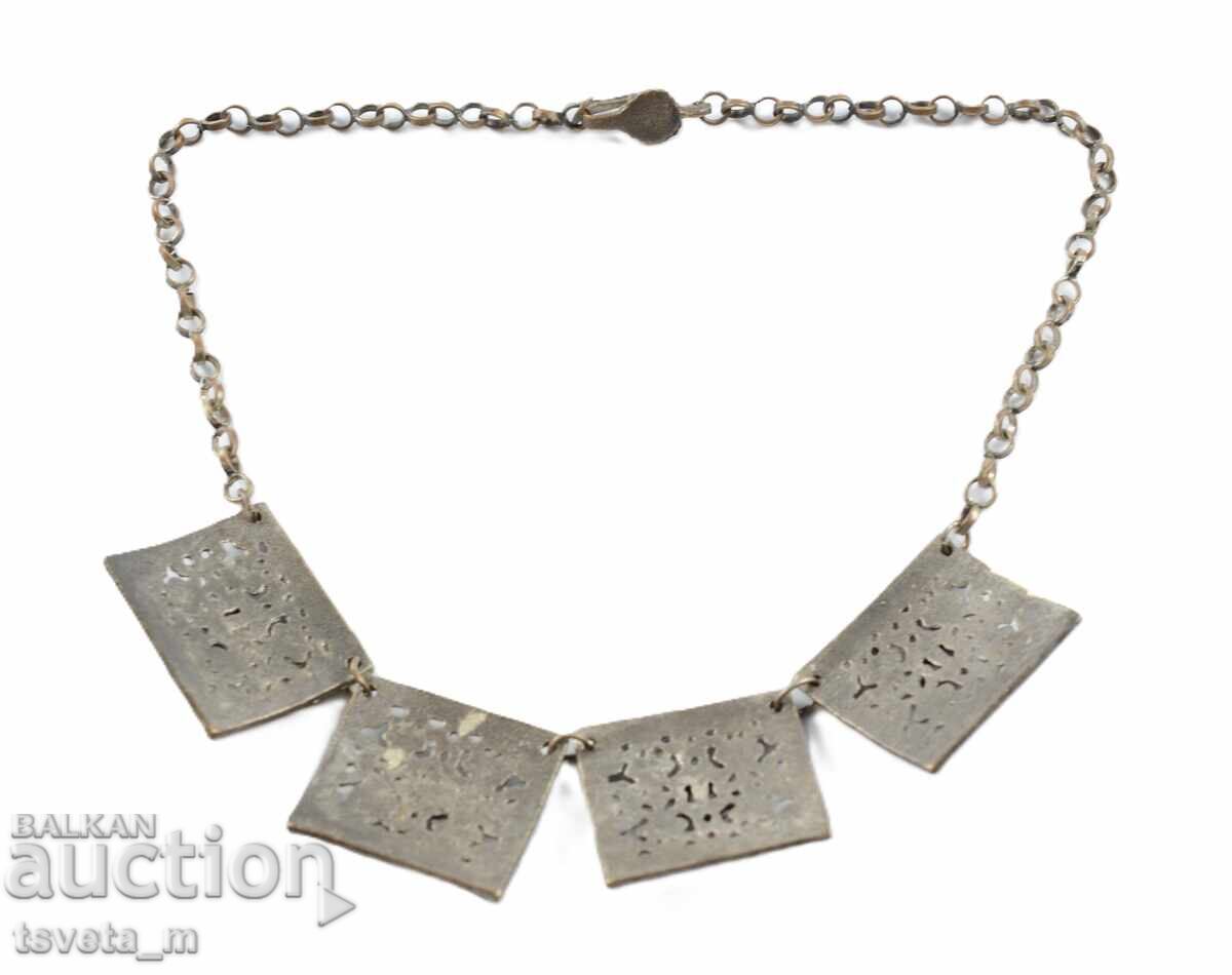 Auction Antique necklace, Revival period adornment, folk costume Auction Antique necklace, Revival period adornment, folk costume