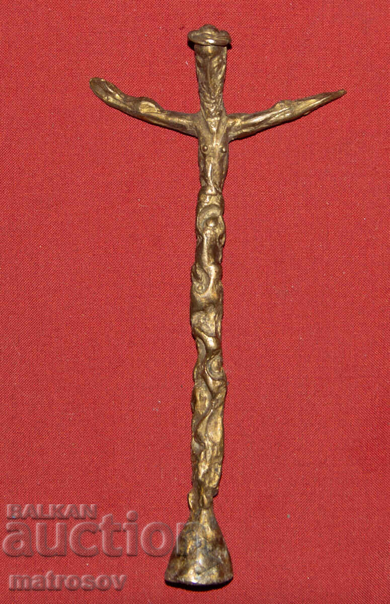 Παράδοση Διακοσμητικός, χειροποίητος, χάλκινος σταυρός, πλαστική, εσταυρωμένος