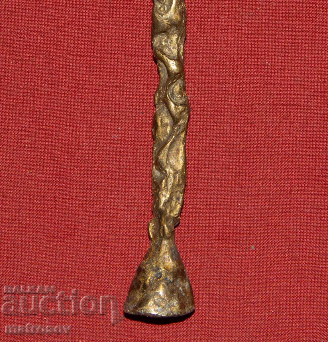 Διακοσμητικός, χειροποίητος, χάλκινος σταυρός, πλαστική, εσταυρωμένος - 6