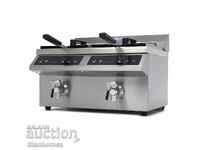 Friteuză cu inducție cu două cuve