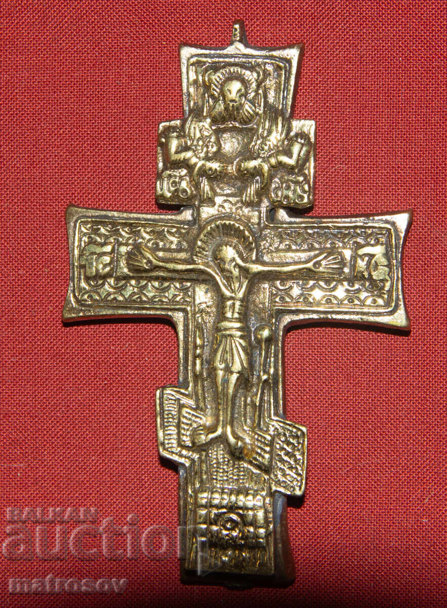Δημοπρασία Διακοσμητικός ορειχάλκινος σταυρός, εσταυρωμένος