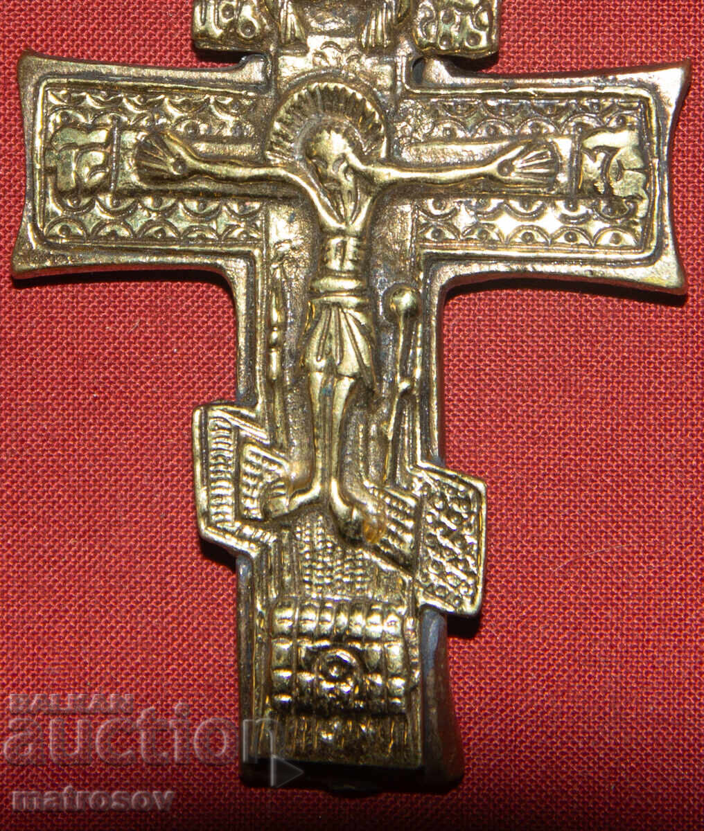 Διακοσμητικός ορειχάλκινος σταυρός, εσταυρωμένος - 5