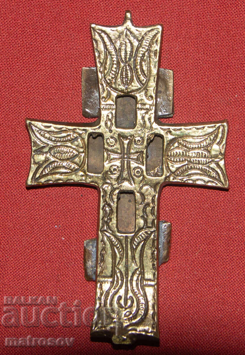 Διακοσμητικός ορειχάλκινος σταυρός, εσταυρωμένος - 6