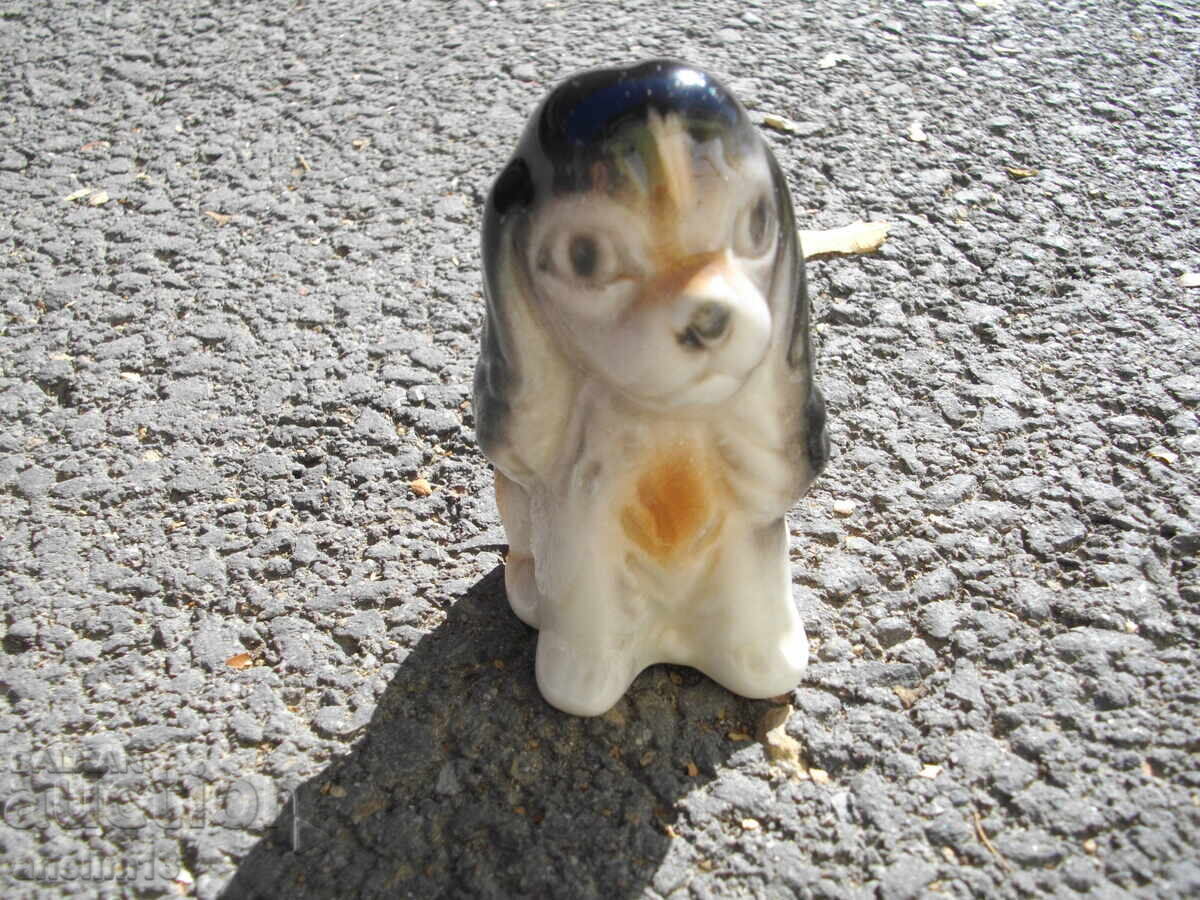 OLD PORCELAIN DOG MARKED with price € 23.00 | 44.98 BGN OLD PORCELAIN DOG MARKED with price € 23.00 | 44.98 BGN