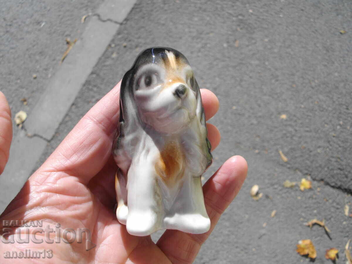 Auction OLD PORCELAIN DOG MARKED Auction OLD PORCELAIN DOG MARKED