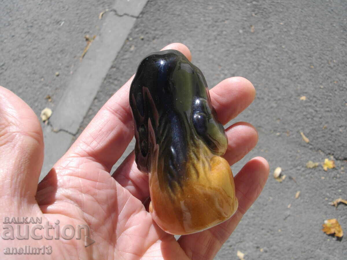 OLD PORCELAIN DOG MARKED - 5 OLD PORCELAIN DOG MARKED - 5