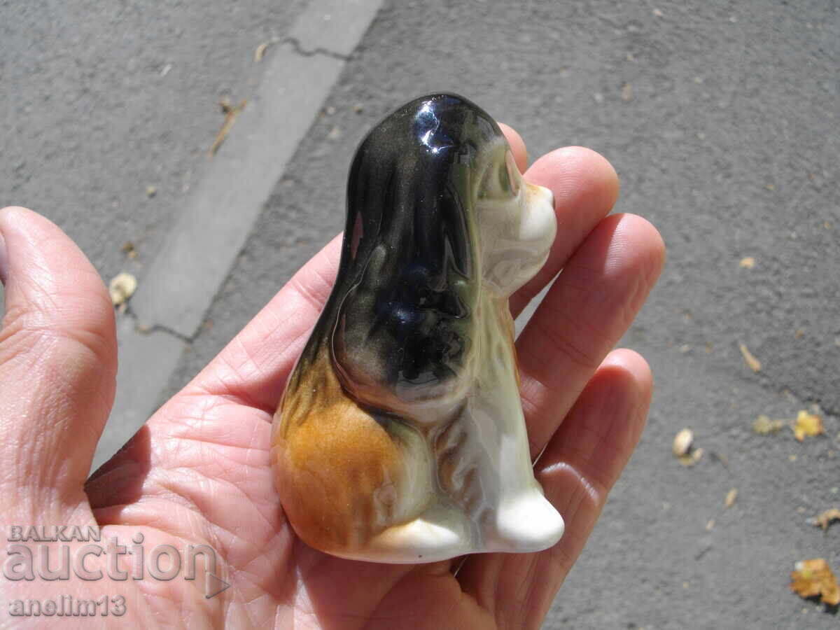 OLD PORCELAIN DOG MARKED - 6 OLD PORCELAIN DOG MARKED - 6