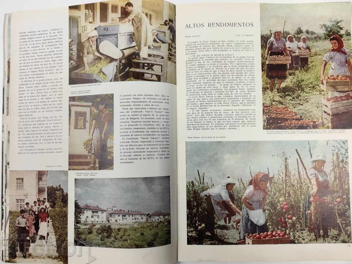 1954 BULGARIA REVISTĂ SOCIALISTĂ ZIAR NRB SOCIALISM - 5 1954 BULGARIA REVISTĂ SOCIALISTĂ ZIAR NRB SOCIALISM - 5