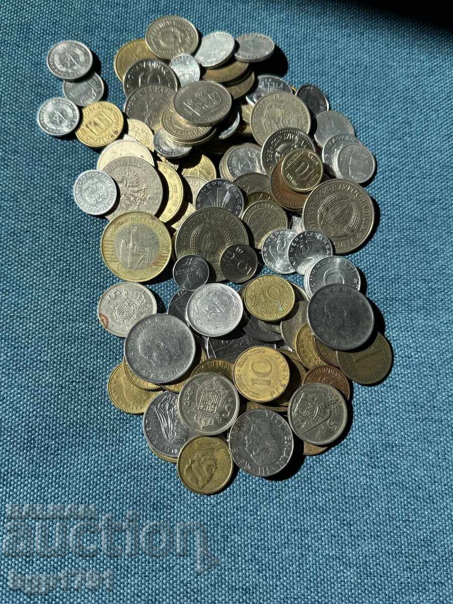 Λοτ από 130 νομίσματα από όλη την Ευρώπη με τιμή 10.00 BGN | € 5.11 Λοτ από 130 νομίσματα από όλη την Ευρώπη με τιμή 10.00 BGN | € 5.11
