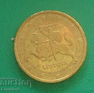 Λιθουανία 10 λεπτά ευρώ 2015 με τιμή 0.70 BGN | € 0.36