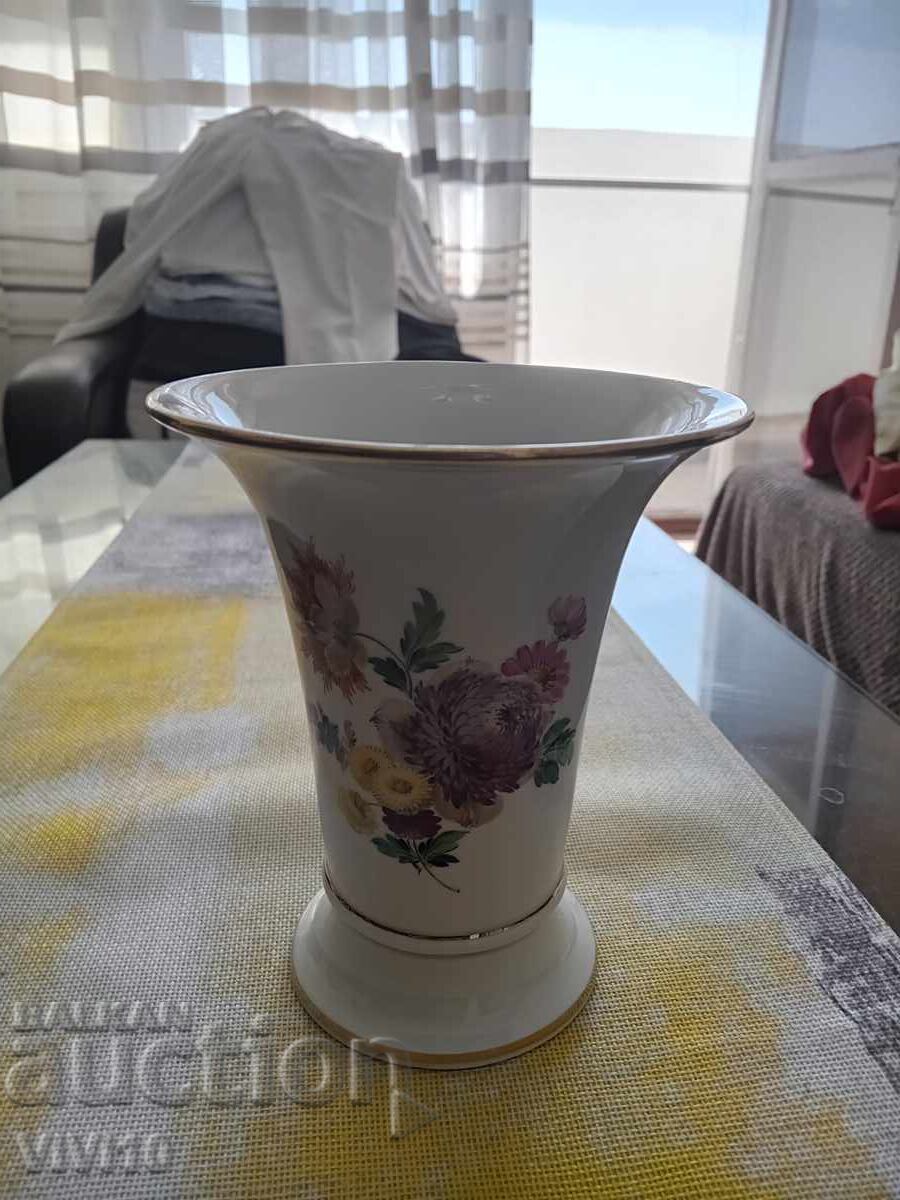 Vază veche Meissen, Aurire