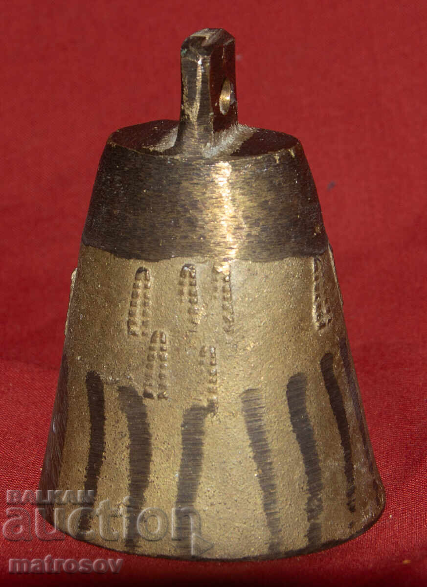 Delivery of New bronze bell, clapper bell