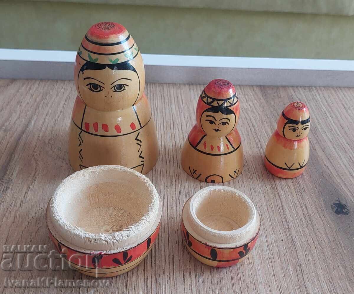 Матрйошки сувенири Русия за ценители 3 броя - 5 Матрйошки сувенири Русия за ценители 3 броя - 5